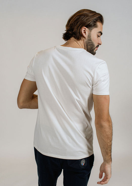 T-shirt blanc SKY TRIM