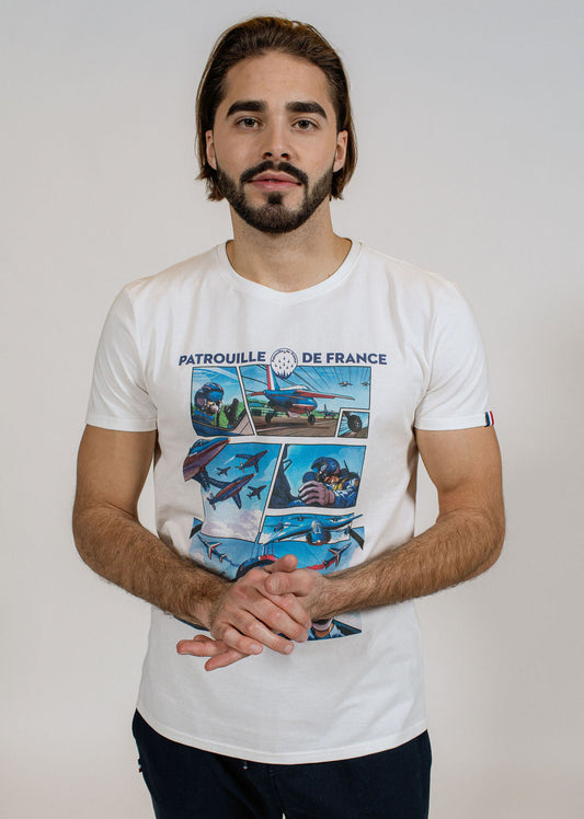 T-shirt blanc SKY TRIM