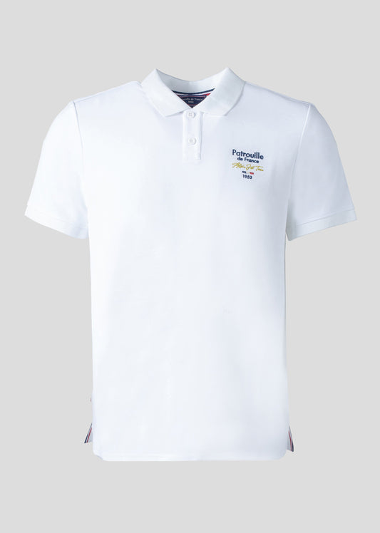Polo blanc RACING HIGH