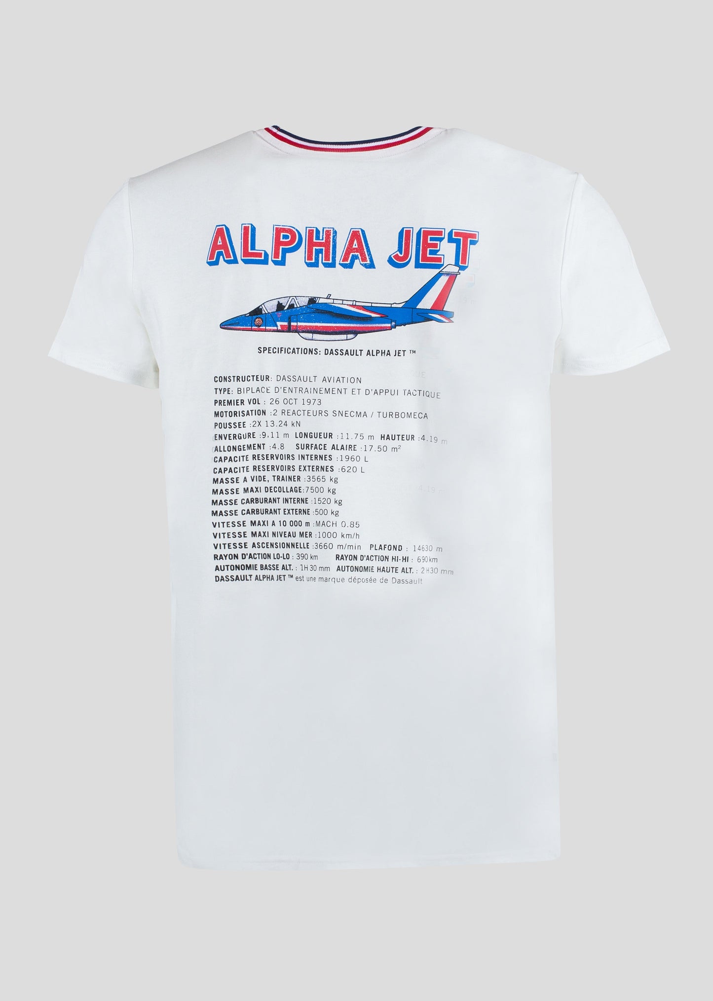 T-shirt blanc ALJET TRIM
