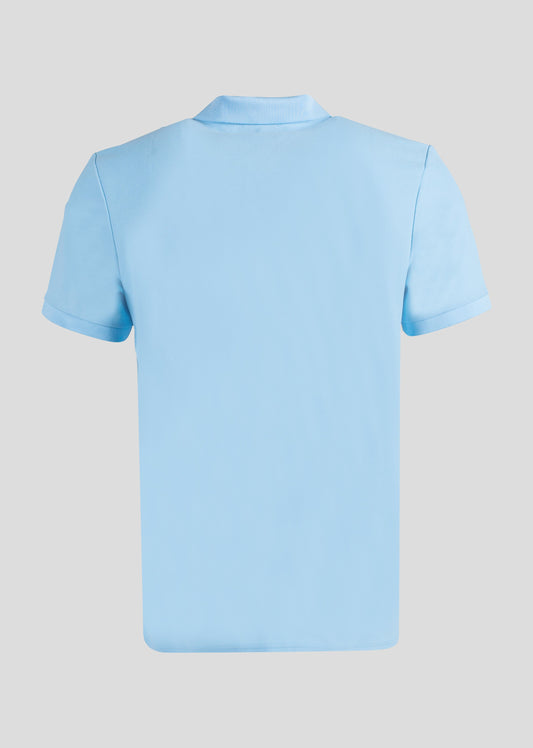 Polo bleu ciel RACING HIGH