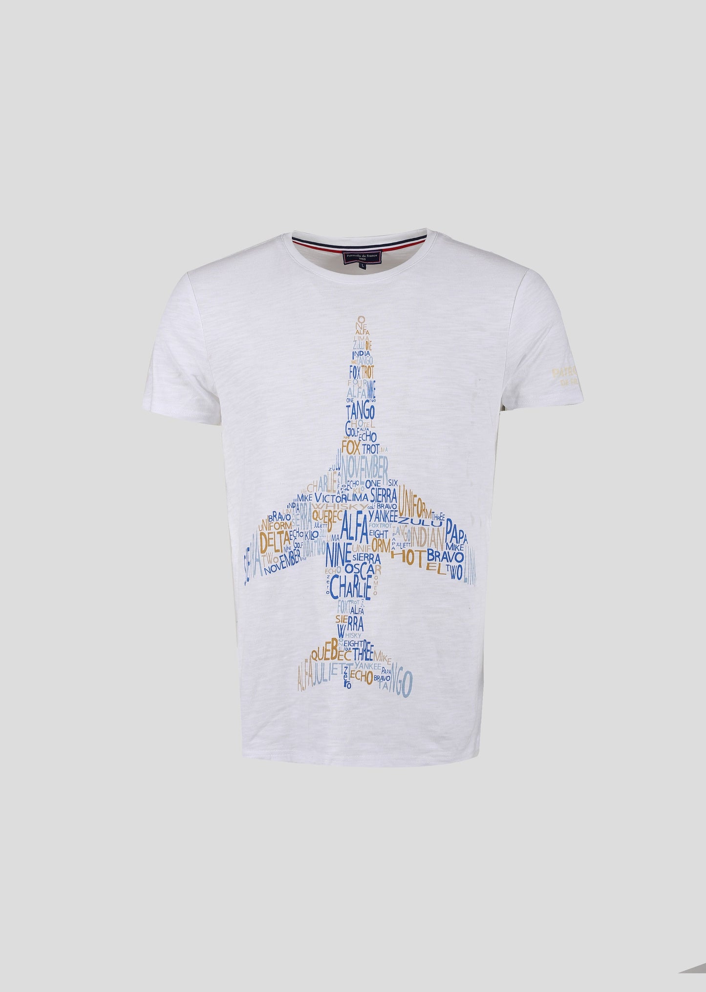 T-shirt blanc cassé FEATHER SLUBB