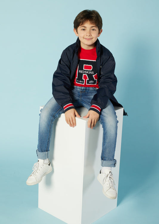 Blouson enfant bleu marine