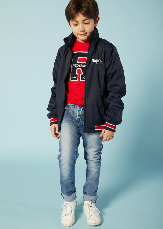 Blouson enfant bleu marine