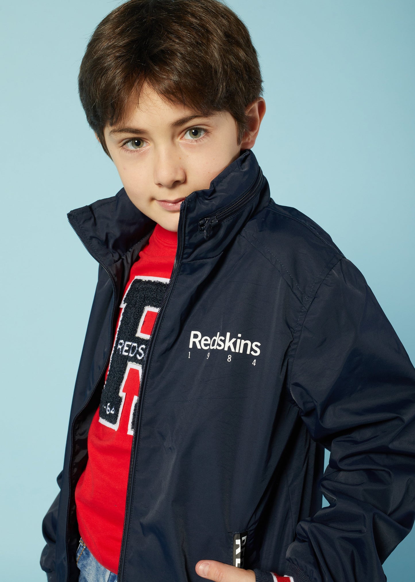 Blouson enfant bleu marine