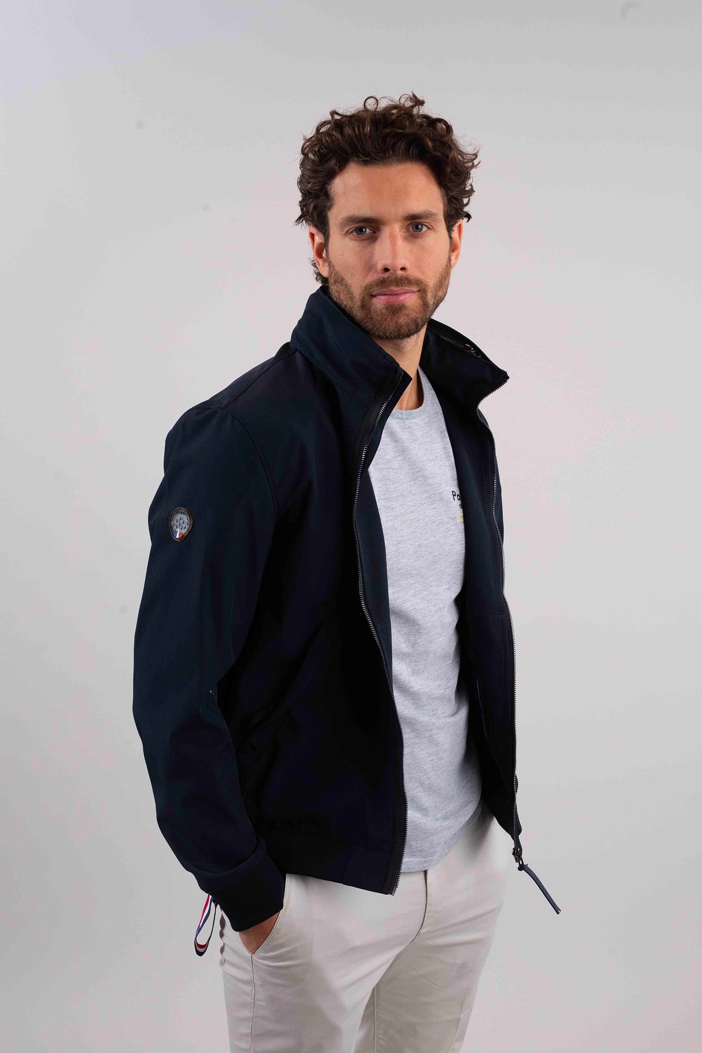 Blouson bleu marine YANKEE LIMA