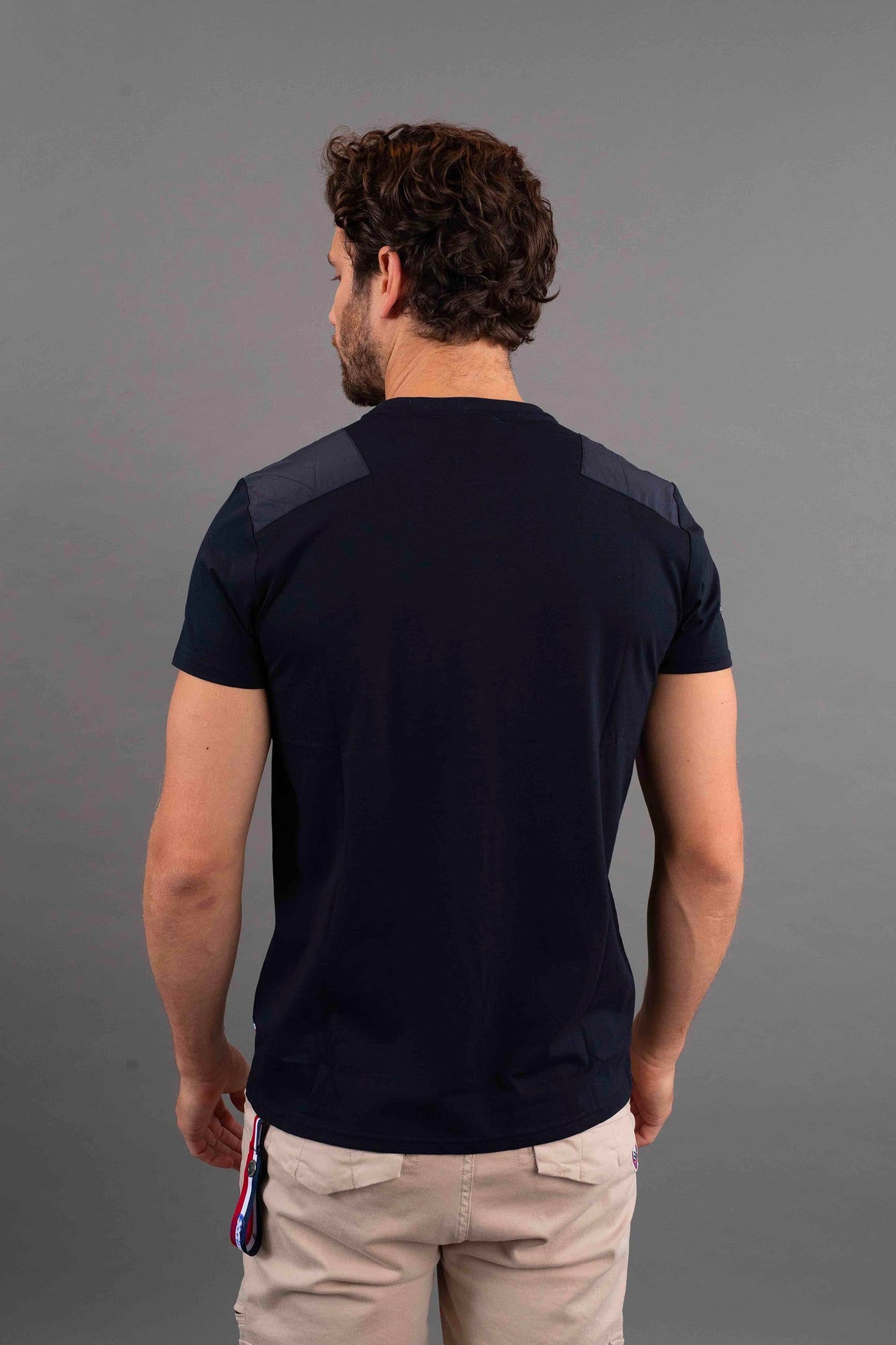 T-shirt bleu marine SMITH TRIM