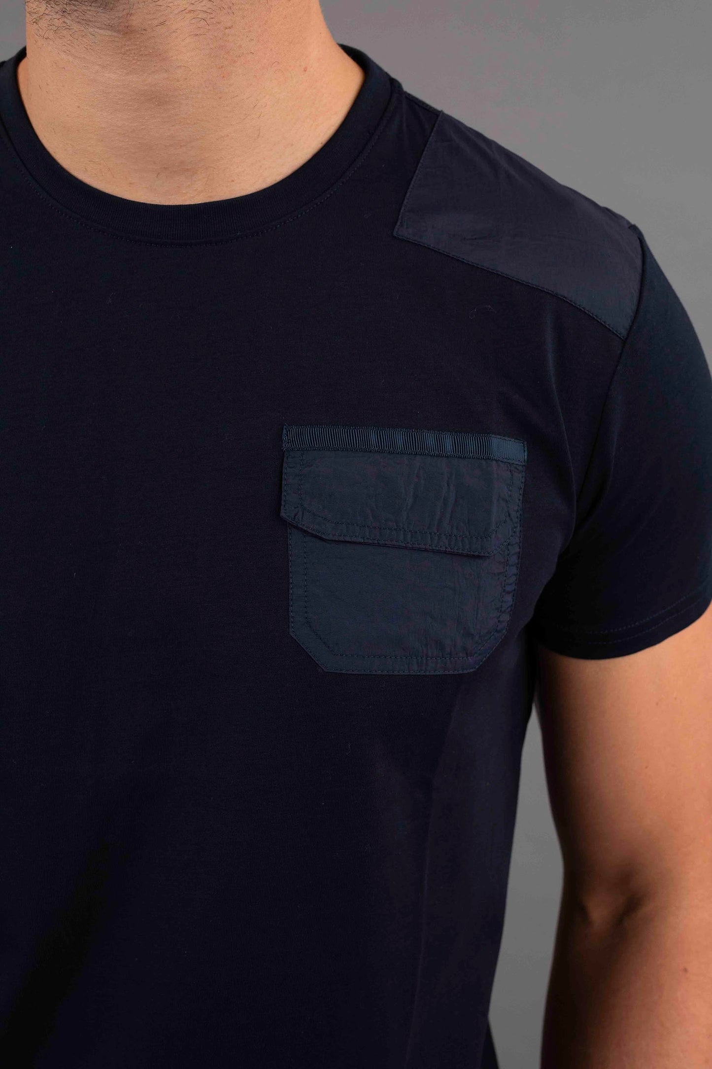 T-shirt bleu marine SMITH TRIM
