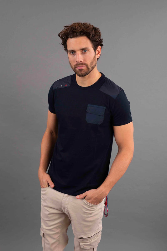 T-shirt bleu marine SMITH TRIM