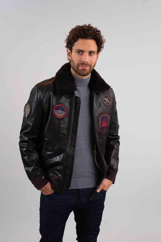 Cuir marron ATHOS ALPHA