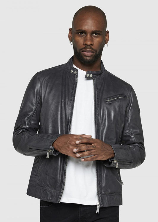 Blouson cuir TRUST CASTING