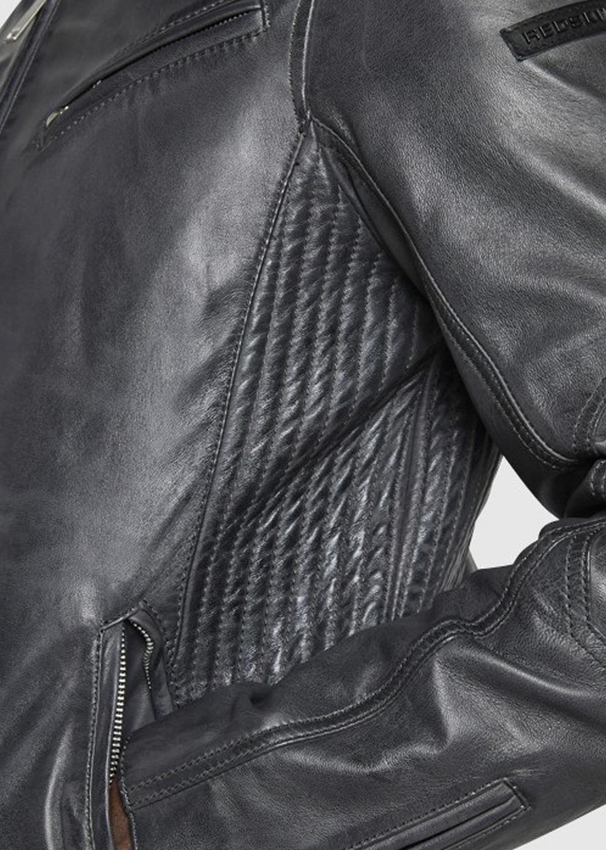 Blouson cuir TRUST CASTING