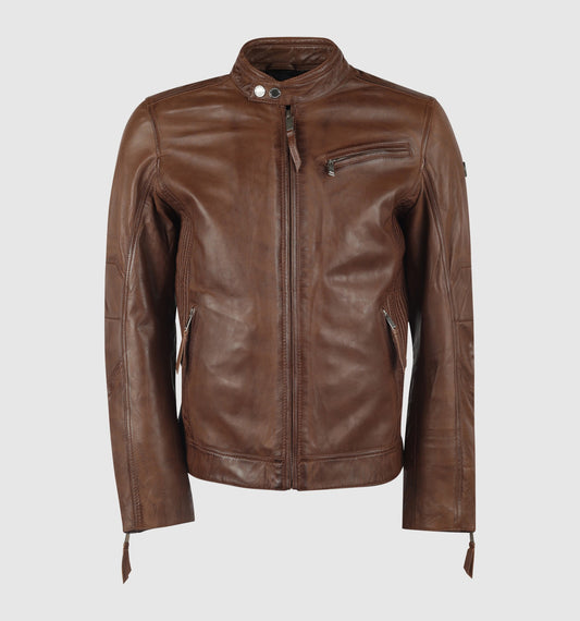 Blouson cuir TRUST CASTING