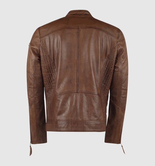 Blouson cuir TRUST CASTING