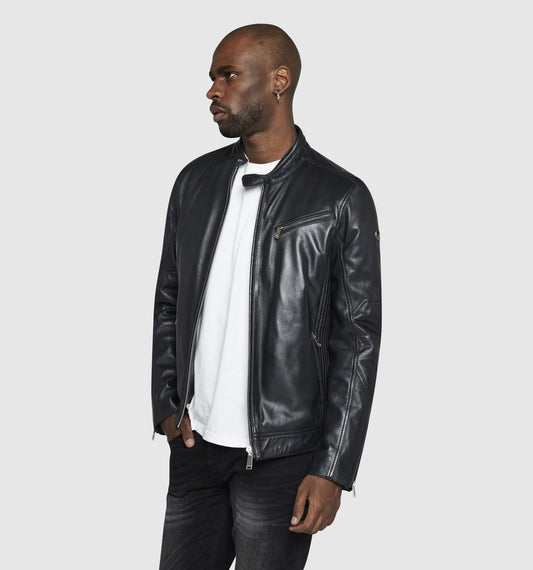 Blouson cuir TRUST CASTING