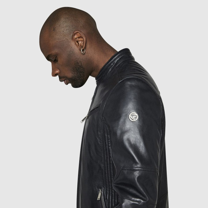 Blouson cuir TRUST CASTING