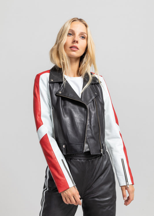 Blouson cuir HUGO SISLEY
