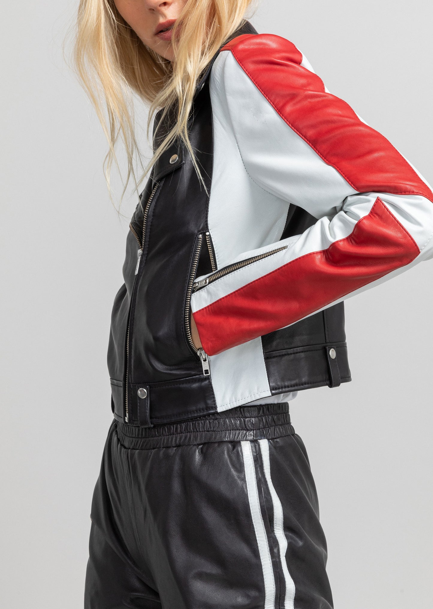 Blouson cuir HUGO SISLEY
