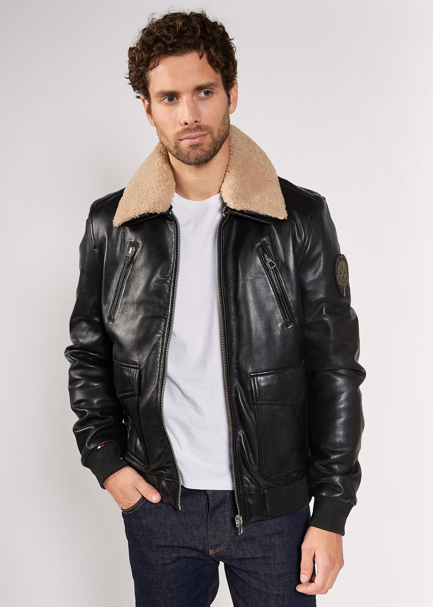 Blouson cuir FLIGHT SIERRA