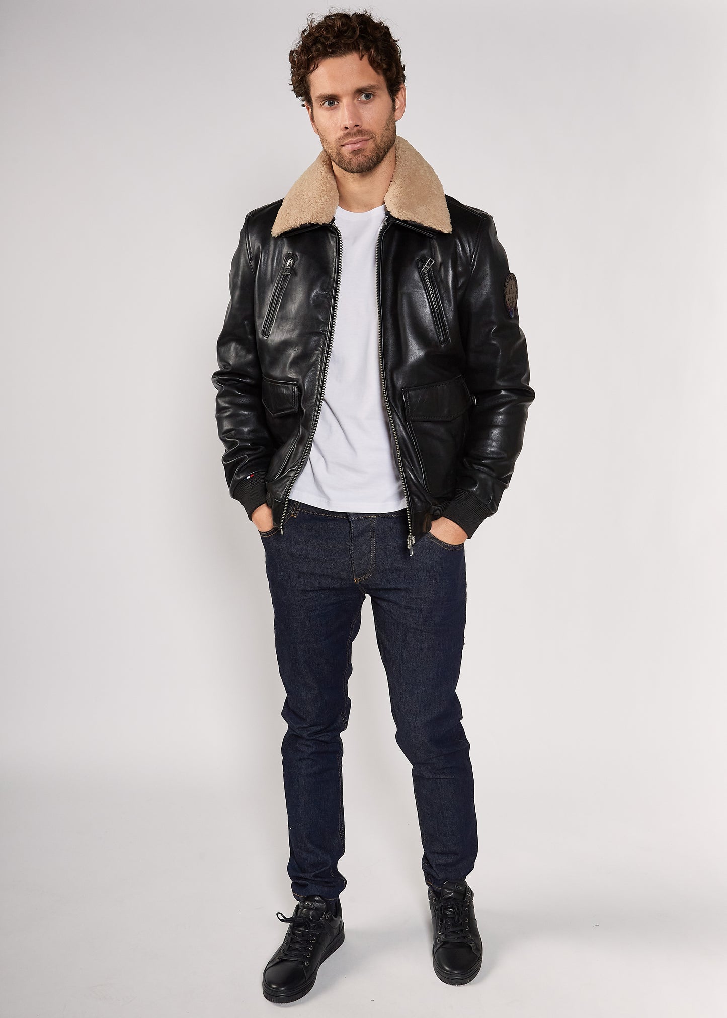 Blouson cuir FLIGHT SIERRA