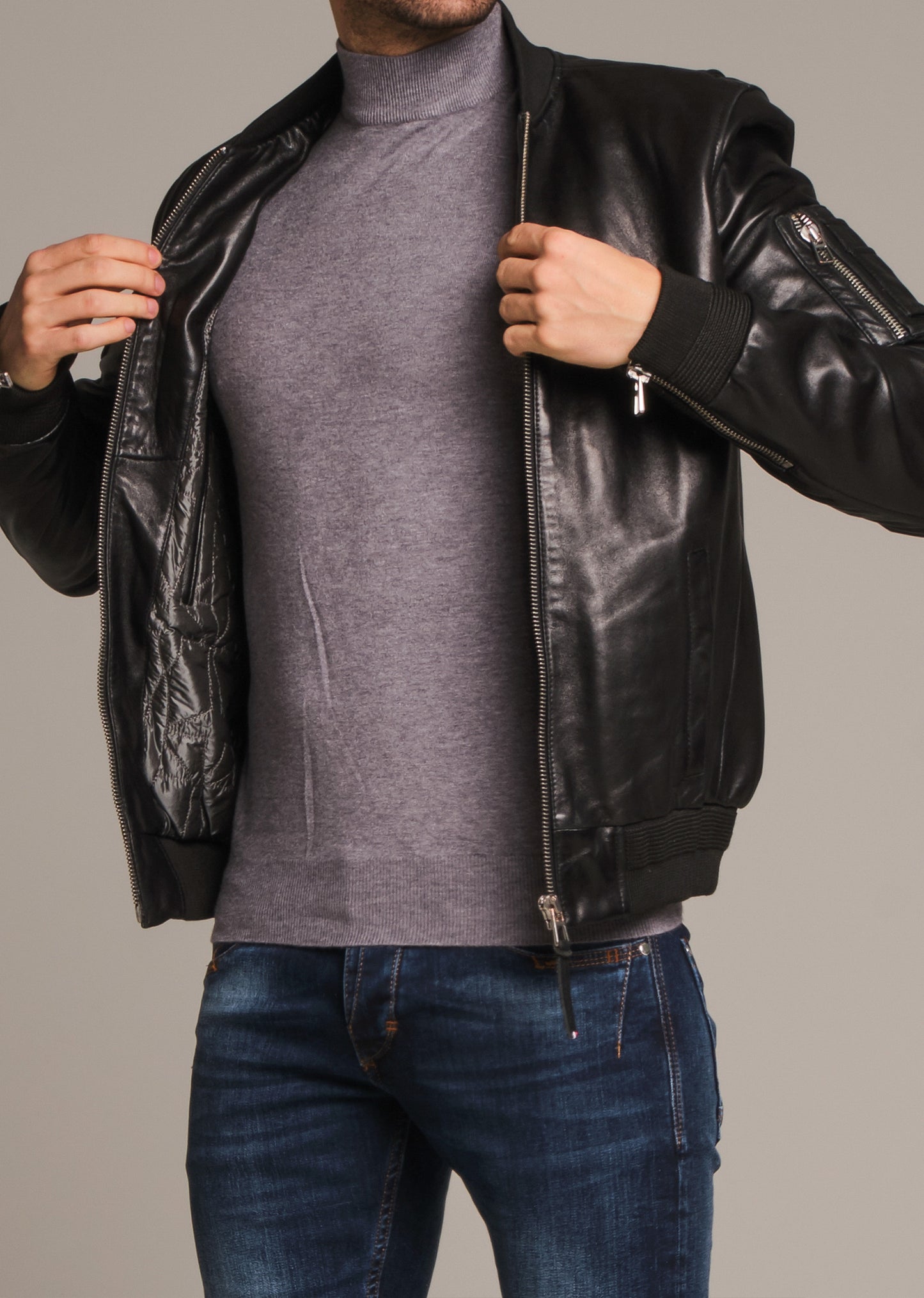 Blouson cuir RICK SIERRA