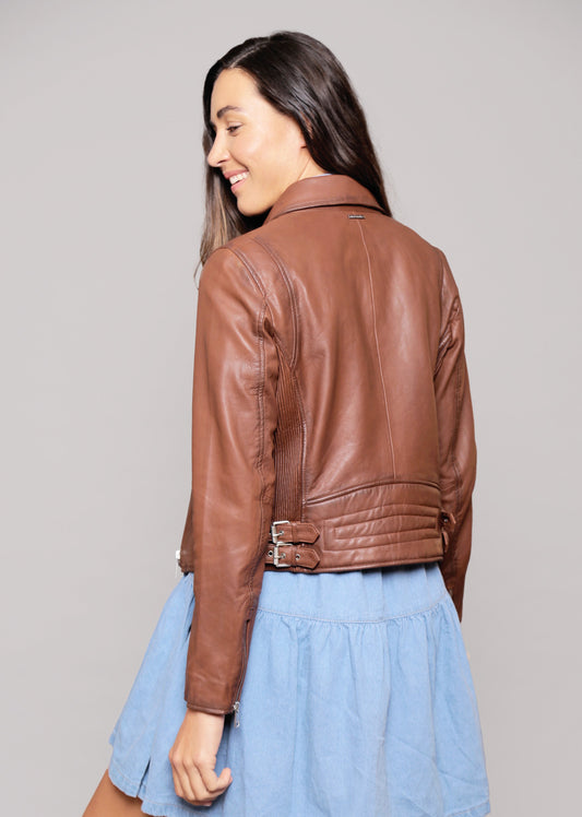 Cuir cognac BRIDGET STONER