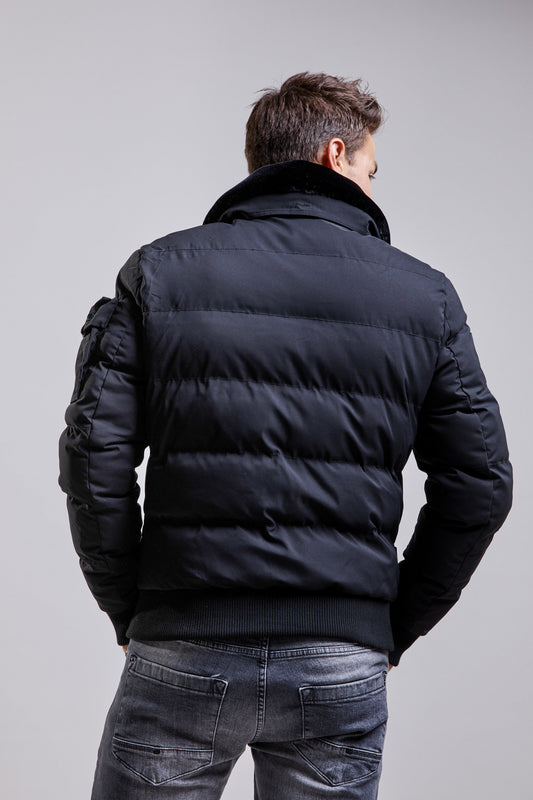 Blouson noir HANDED SONOS