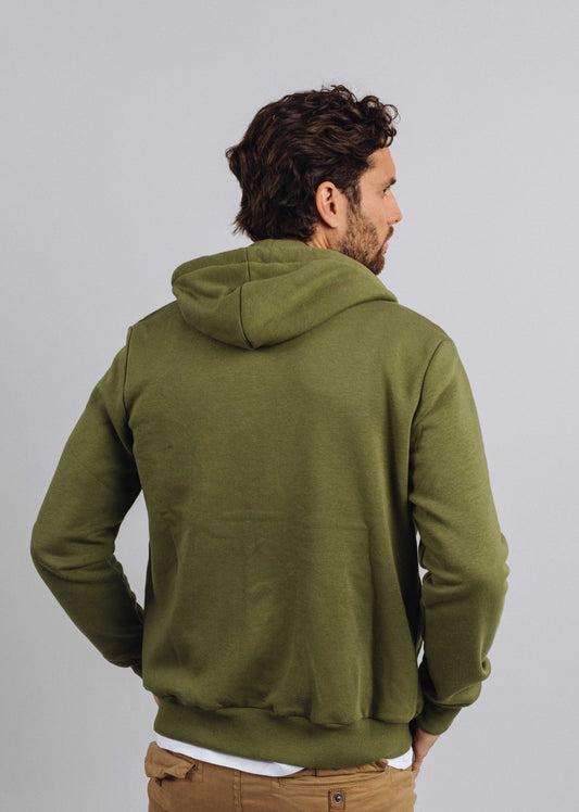 Sweatshirt kaki LOYAL POSTER