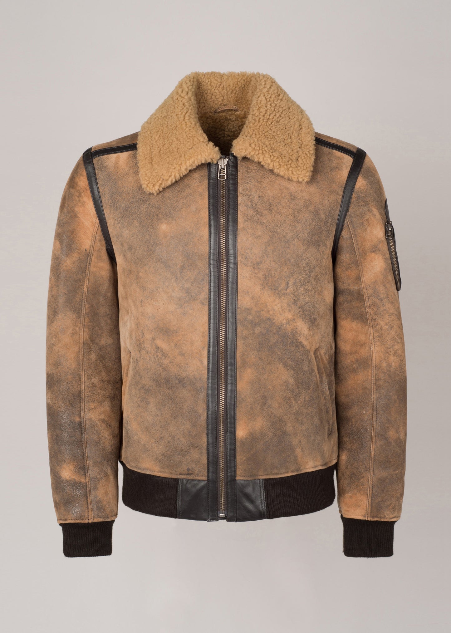 Blouson cuir ELTON GRIZZLY