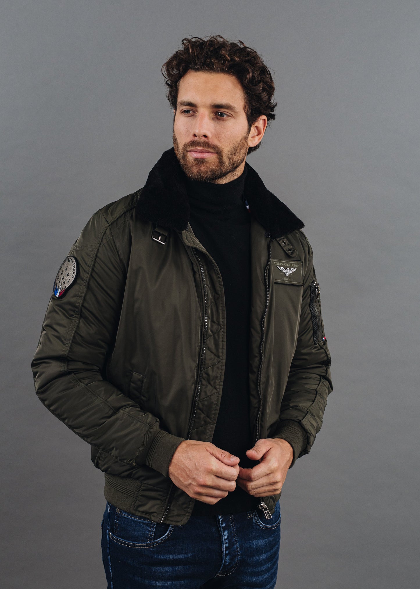 Blouson kaki HURRICAN FIGHTER