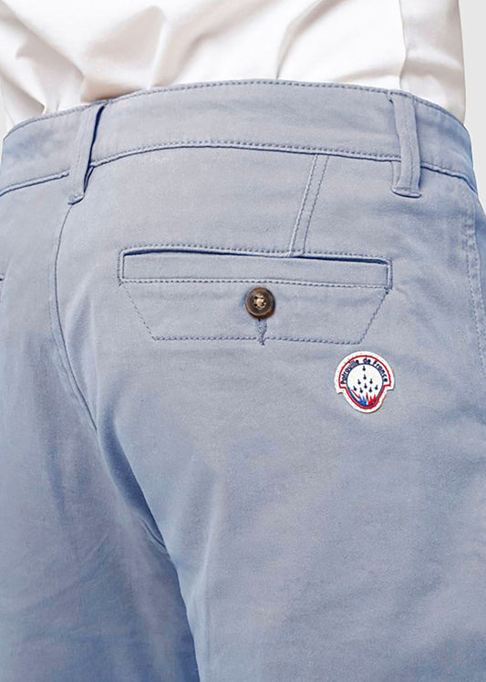 Short en coton CLIPPER MAHEVAN bleu