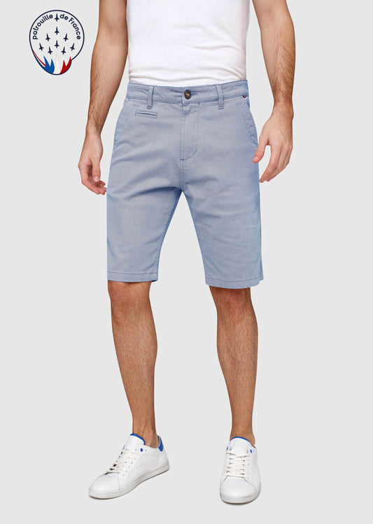 Short en coton CLIPPER MAHEVAN bleu