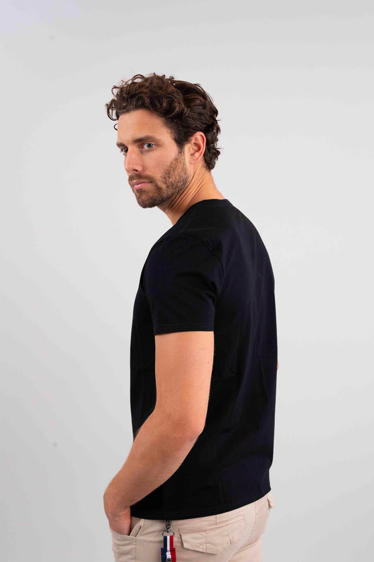 T-shirt manches courtes noir PURE SELECT