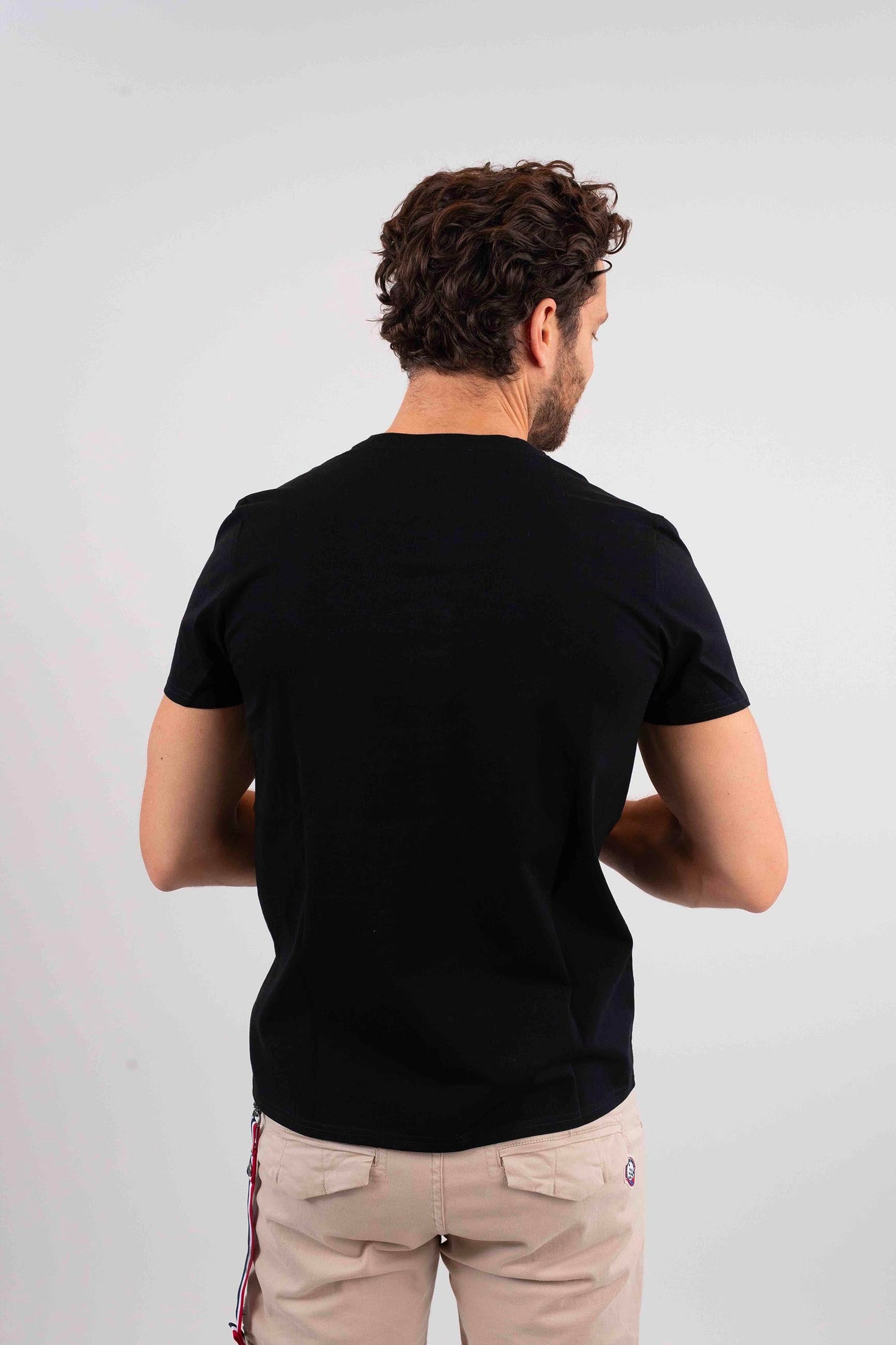 T-shirt manches courtes noir PURE SELECT