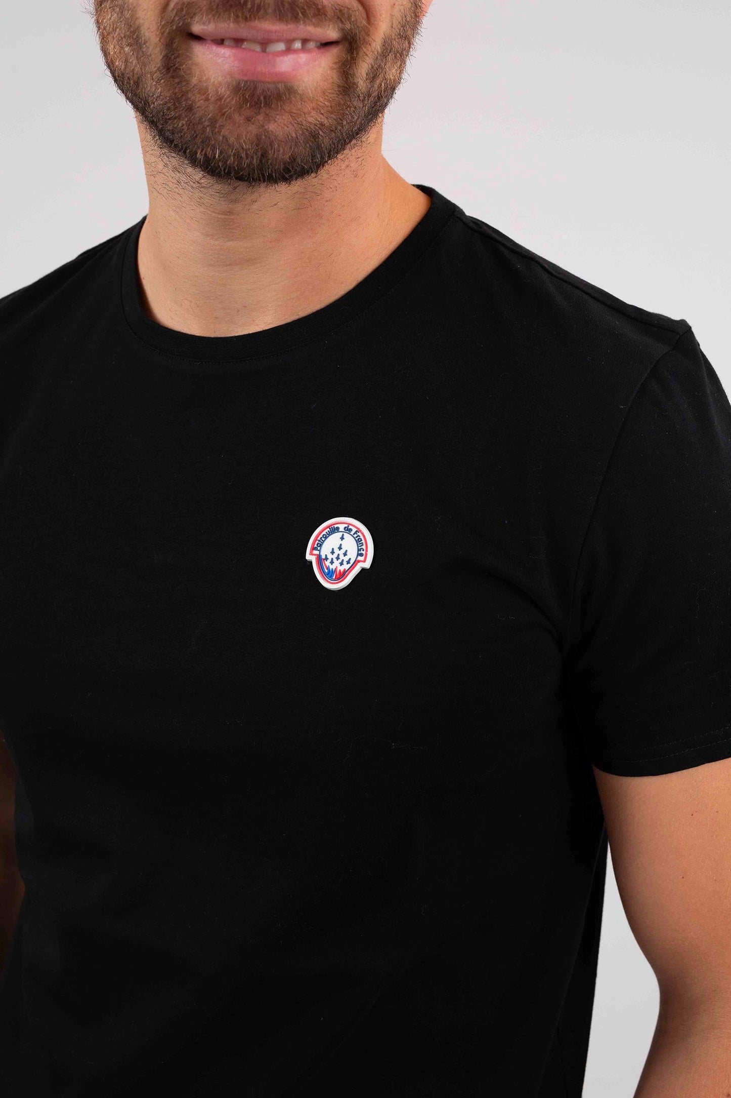 T-shirt manches courtes noir PURE SELECT