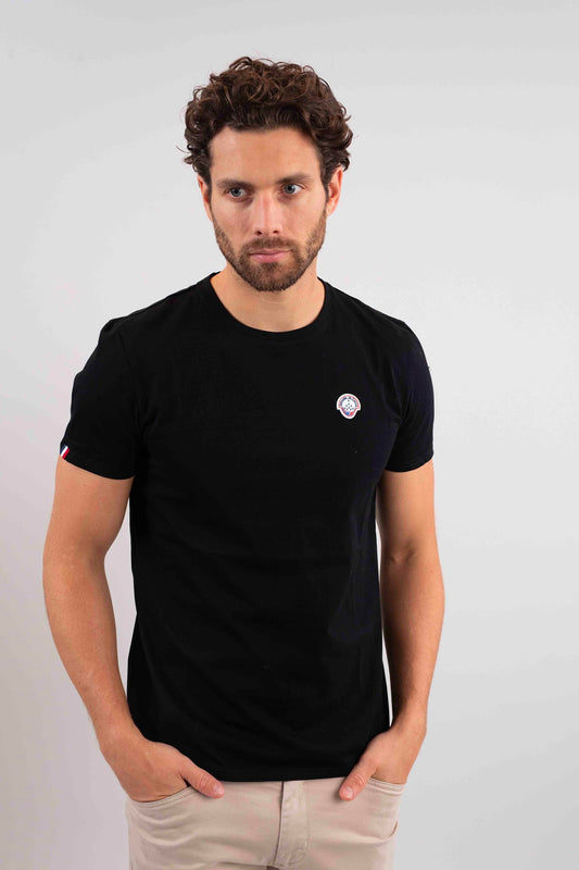 T-shirt manches courtes noir PURE SELECT