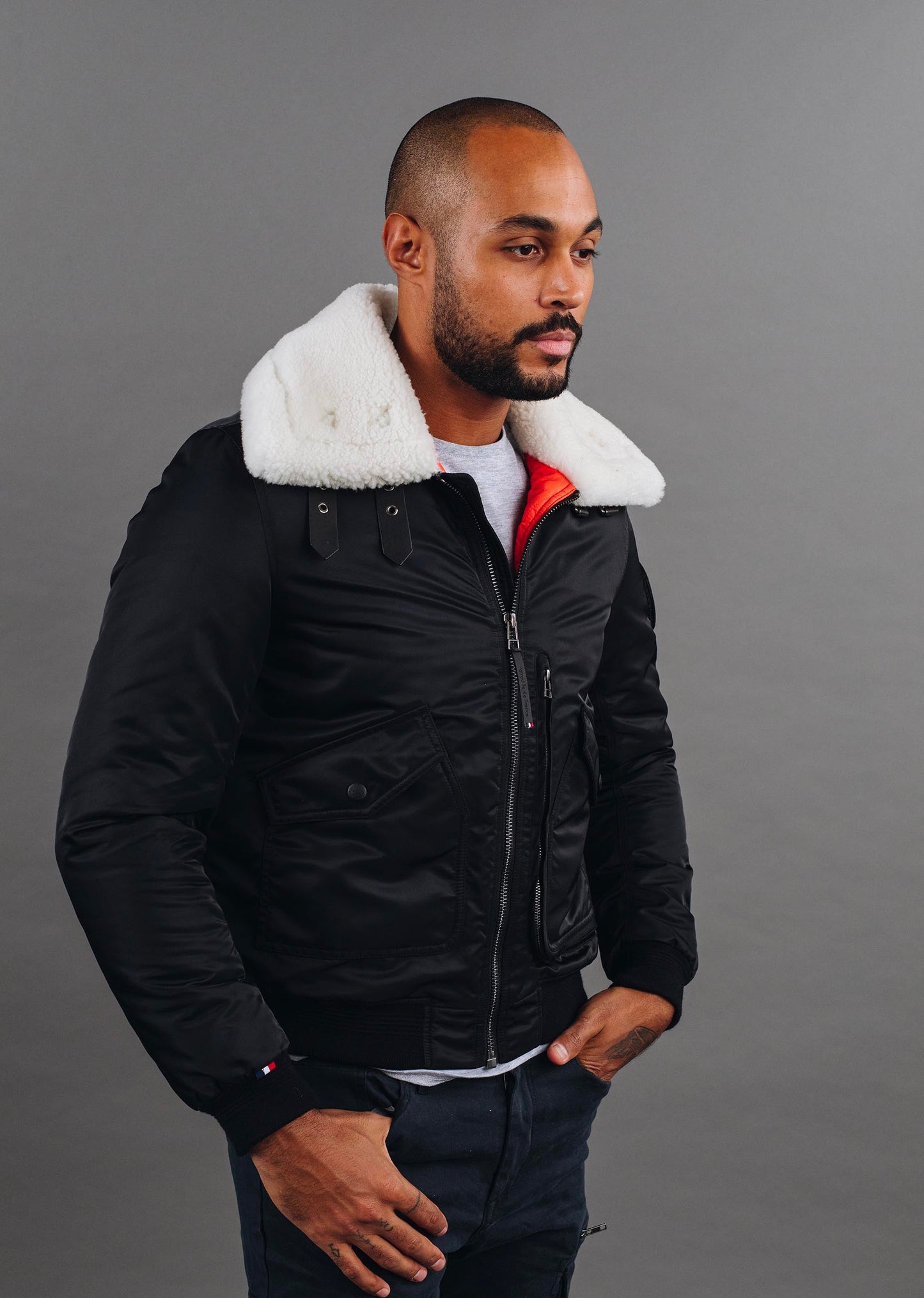 Blouson AIRCRAFT FALCON noir