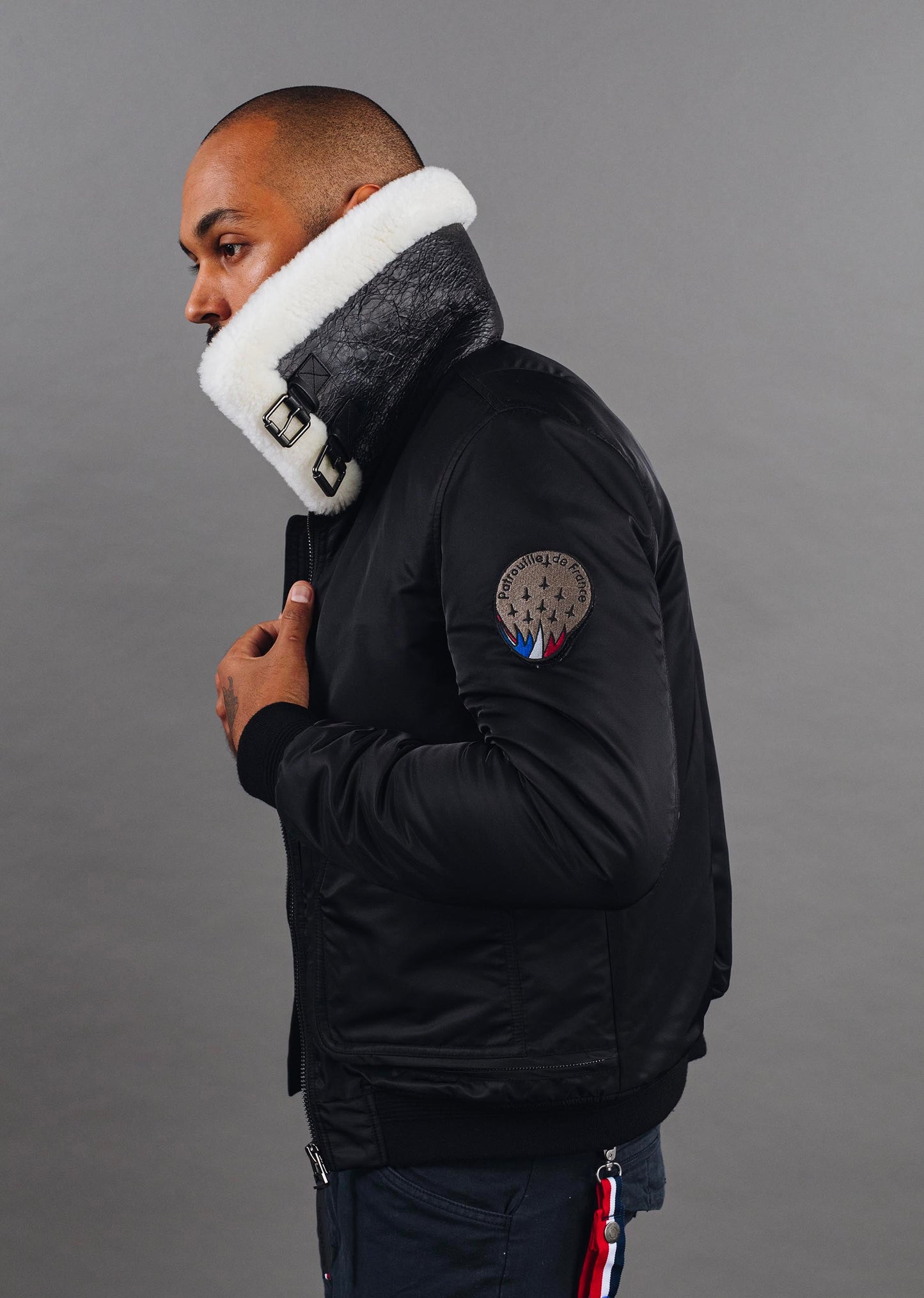 Blouson AIRCRAFT FALCON noir