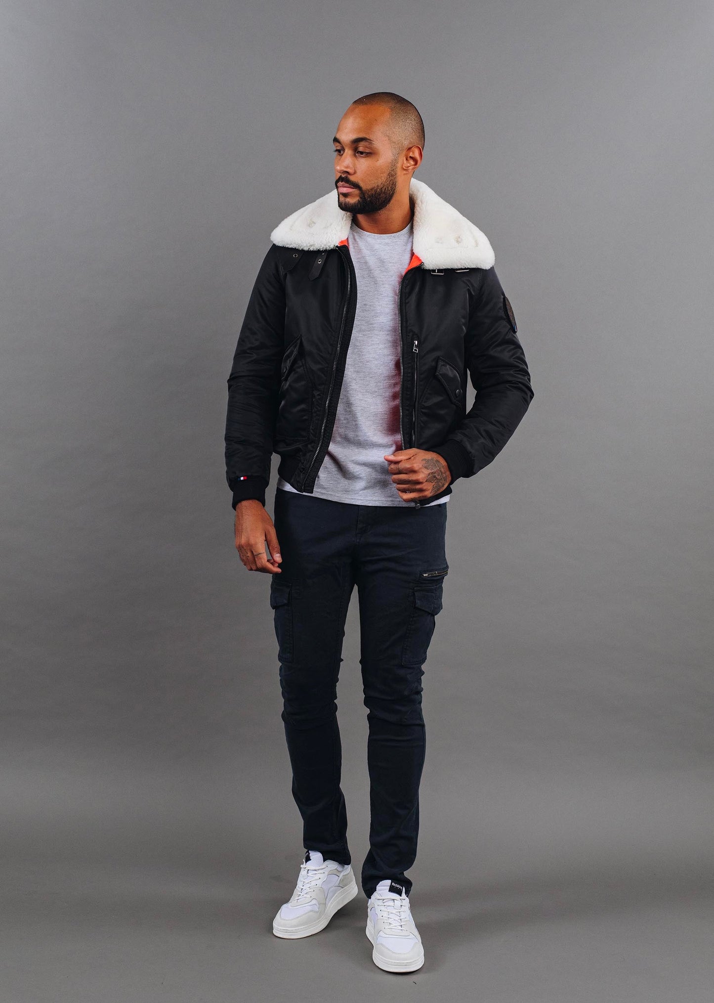 Blouson AIRCRAFT FALCON noir