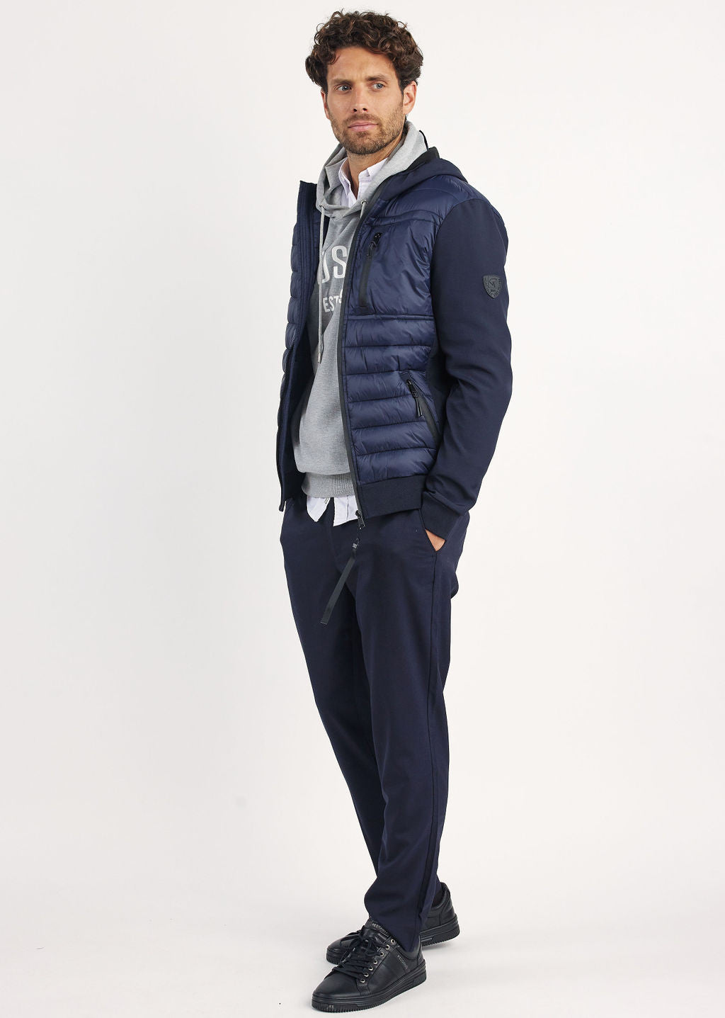 Blouson marine LLOYD GARCIA