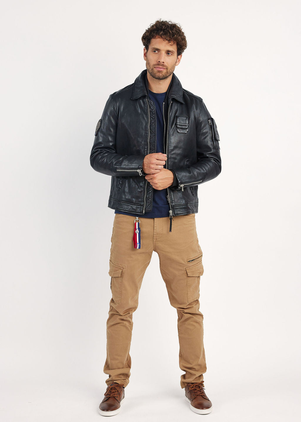 Cuir noir JAEGGER ALPHA