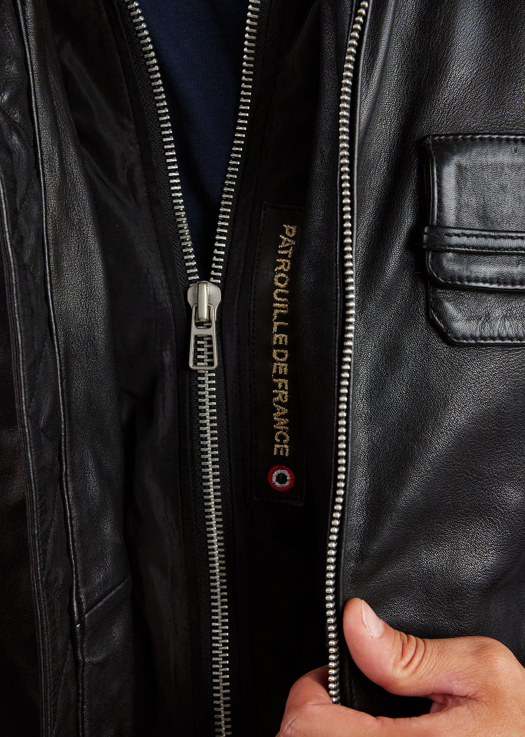 Cuir noir JAEGGER ALPHA