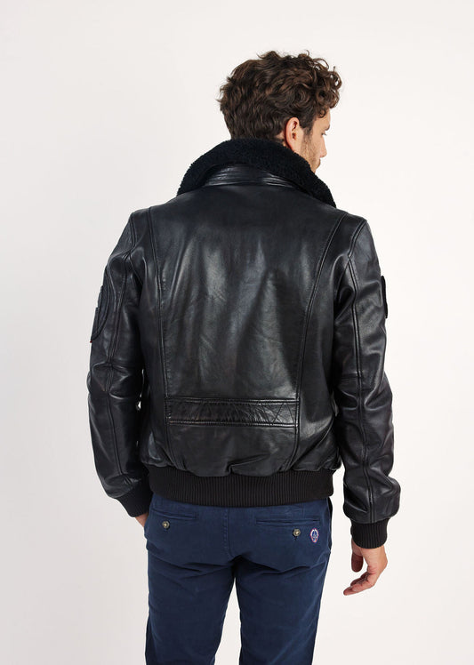 Cuir noir RAFAL YCON