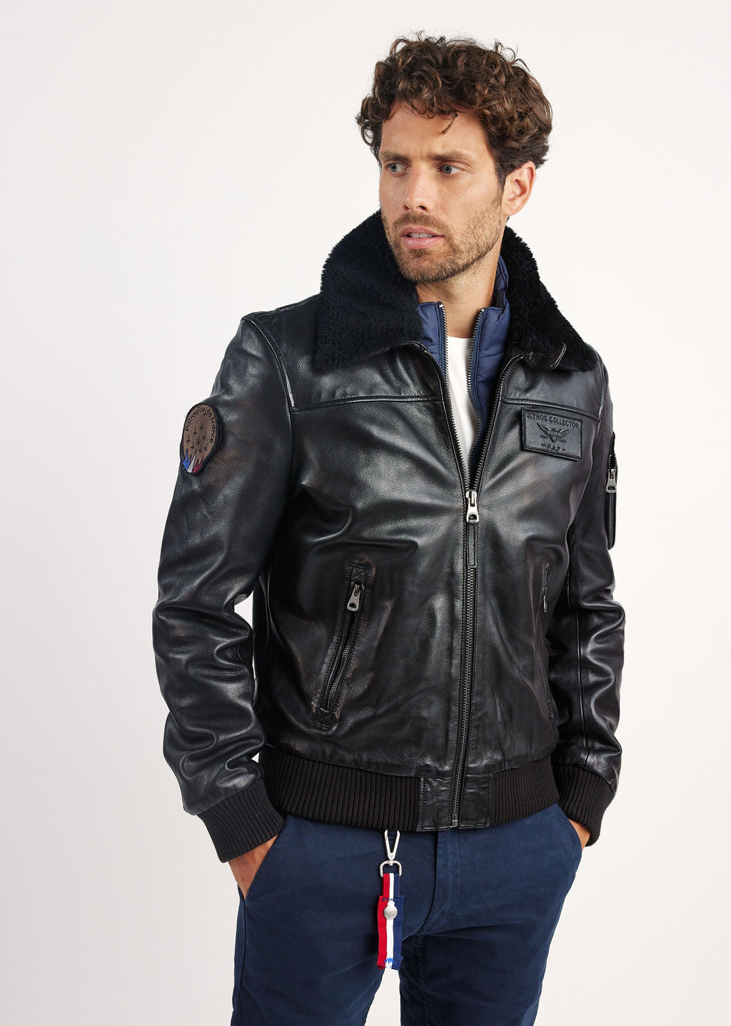 Cuir noir RAFAL YCON
