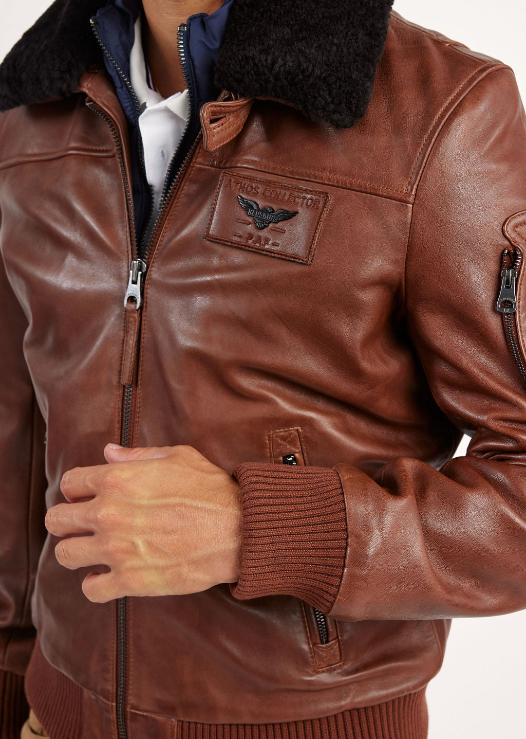 Cuir cognac RAFAL YCON