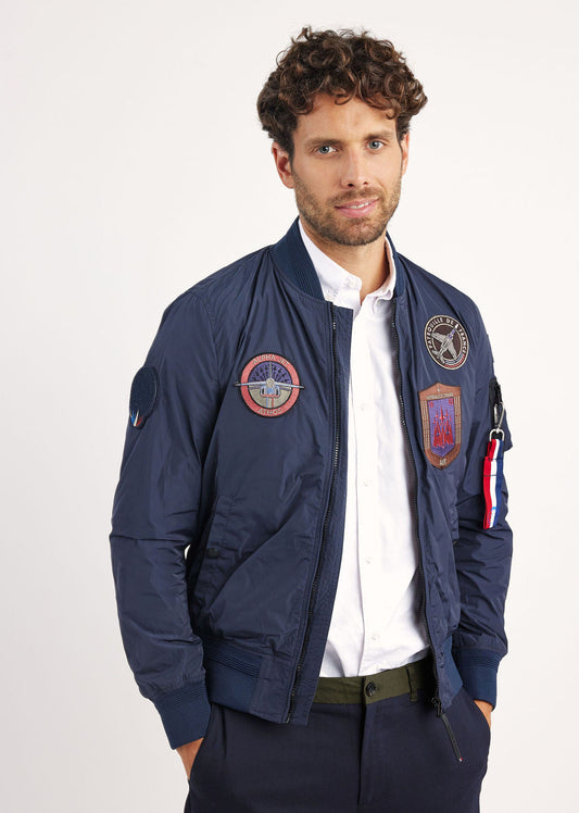 Blouson bleu marine RAPTOR MEMORY