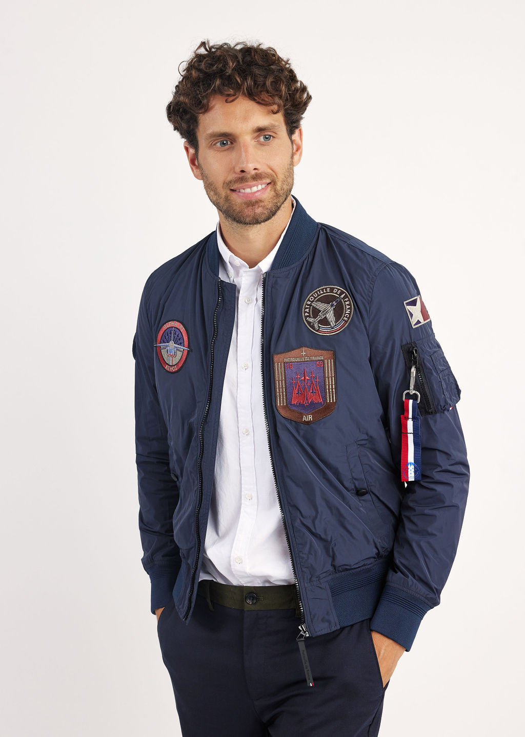 Blouson bleu marine RAPTOR MEMORY