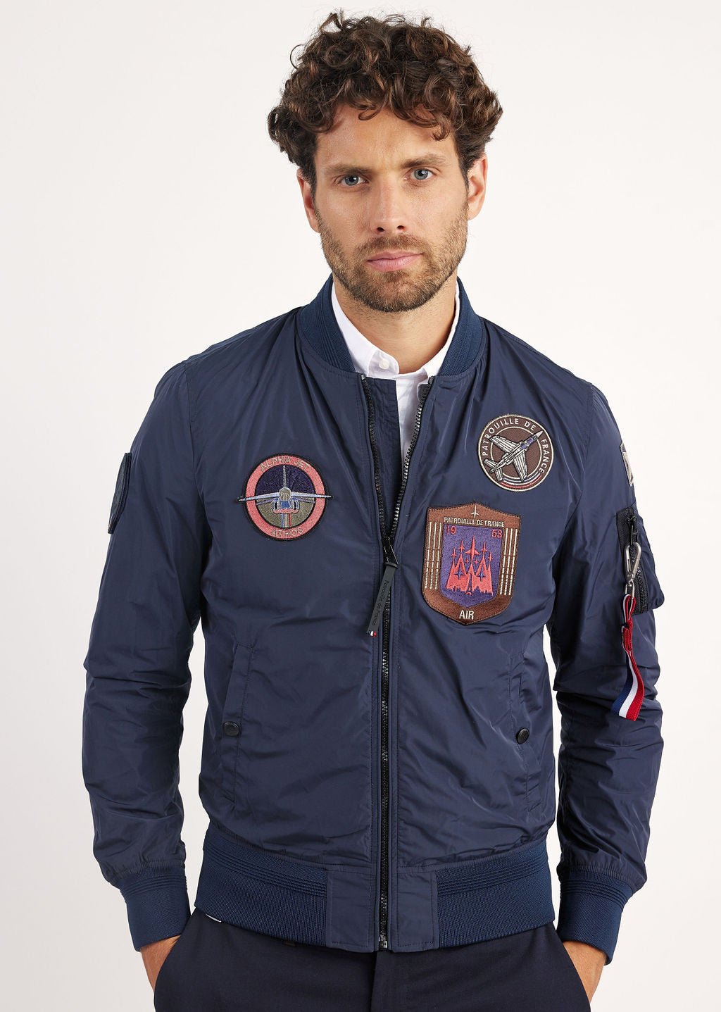 Blouson bleu marine RAPTOR MEMORY