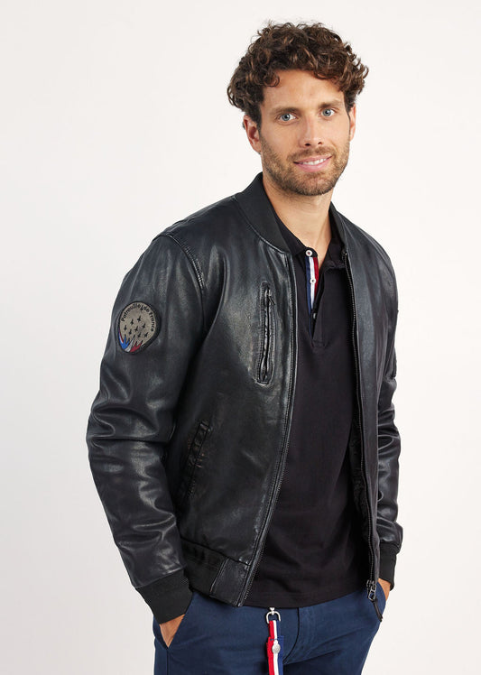 Blouson noir RICK ALPHA