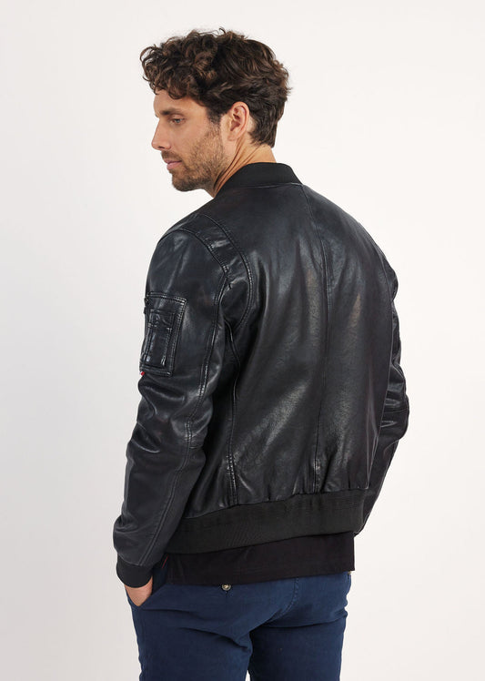 Blouson noir RICK ALPHA